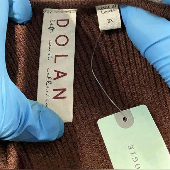 Dolan Left Coast Collection Plus Size Burgundy Sweater — Size 3X - Picture 7 of 8